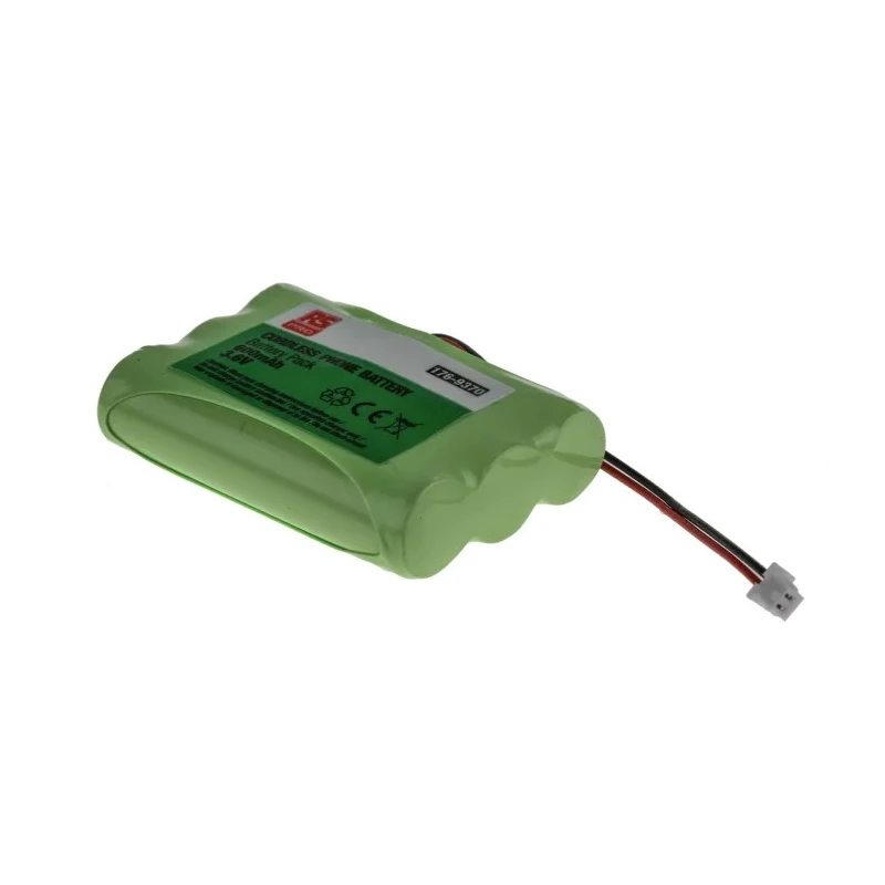 RS PRO 3.6 V Nickel Metal Hydride Rechargeable Battery Pack 600 mAh 3 Cells Lead Terminals 176-9370