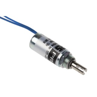 RS PRO Linear Solenoid Pull Action 26.2 mm Length 40W Closed Power Continuous Model 177-0142