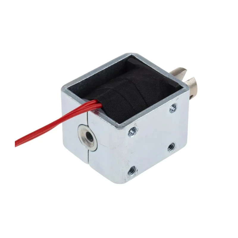 RS PRO Pull Action DC D-Frame Linear Solenoid 12VDC 35.5 mm Length 25.4 mm Width 31.8 mm Depth 16 mm Stroke 177-0122