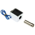 RS PRO Pull Action DC D-Frame Linear Solenoid 12 V 44 mm Length 38 mm Depth 32 mm Width 26 mm Stroke 177-0128