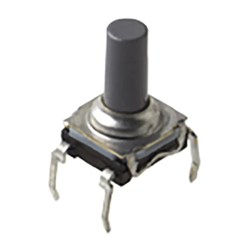 C & K IP60 Tactile Switch Top Actuated, 9.9 mm Actuator Length, SPST 50mA 32 V dc Through Hole 