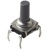 C & K IP60 Tactile Switch Top Actuated, 9.9 mm Actuator Length, SPST 50mA 32 V dc Through Hole