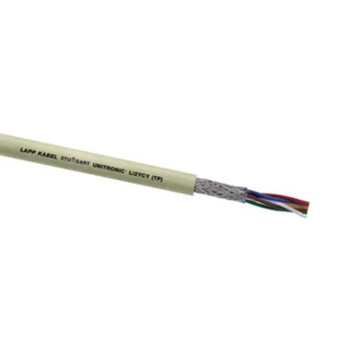 Lapp Unitronic Series Data Cable 4 Pairs 0.22 mm² 50 m Grey Sheath Polyvinyl Chloride 0031322