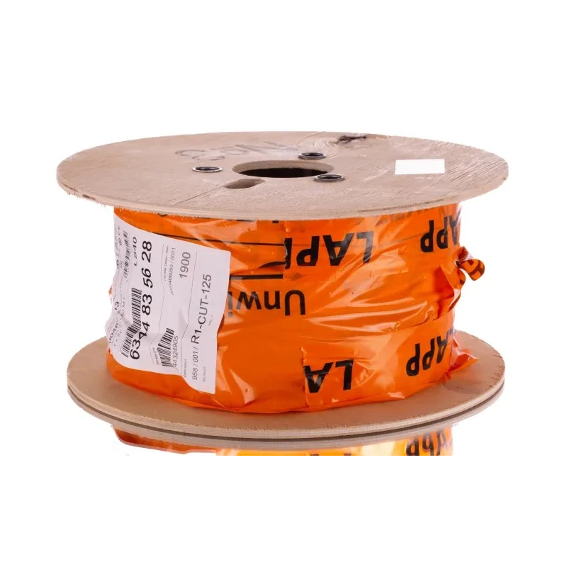 Lapp OLFLEX HEAT 180 EWKF Power Cable 5 Cores 16 AWG 50m Black Silicone Rubber Sheath 300V/500V 180°C 00469113