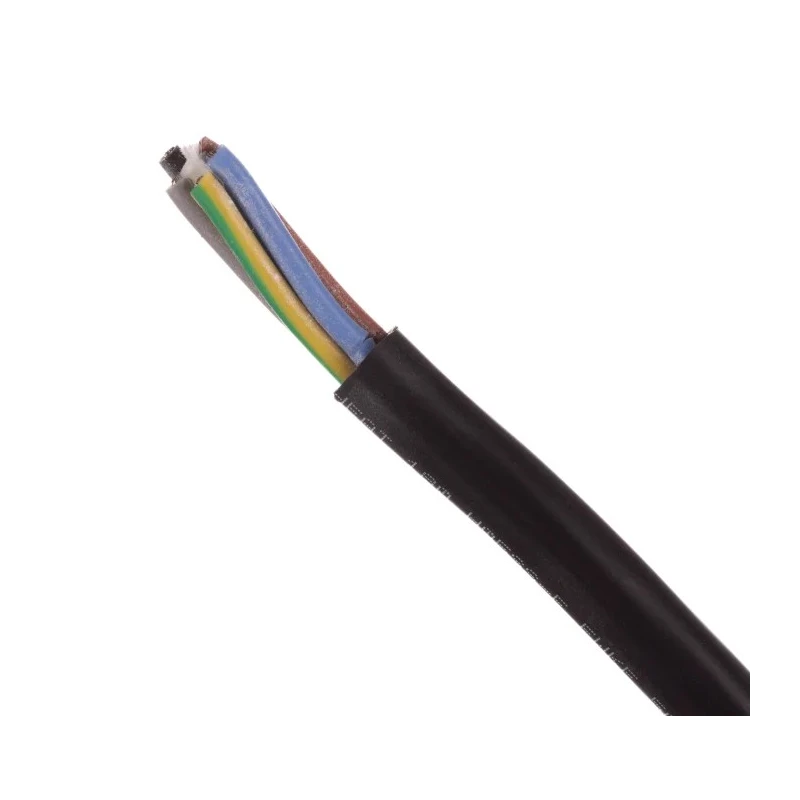 Lapp OLFLEX HEAT 180 EWKF Power Cable 5 Cores 16 AWG 50m Black Silicone Rubber Sheath 300V/500V 180°C 00469113