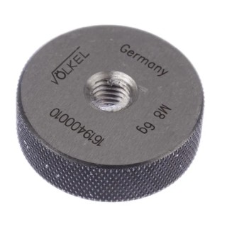 Volkel M8 x 1.25 Tapered Ring Ring Gauge, 1.25 mm Pitch Diameter 16194