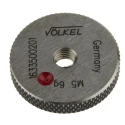 Volkel M5 x 0.8 Double Ended Tapered Ring Gauge with 0.8 mm Pitch Diameter 6g Tolerance 16335