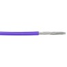 Alpha Wire PTFE Equipment Hookup Wire 30 AWG, 7 x 0.10 mm Strands, 0.10 mm Core Diameter, Purple Jacket, 600V 5851 VI005
