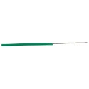 Alpha Wire PTFE Equipment Hookup Wire, Green Jacket, 30 AWG, 7 x 0.10 mm Strands, 0.06 mm², 600V, 200°C Maximum 5851 GR005