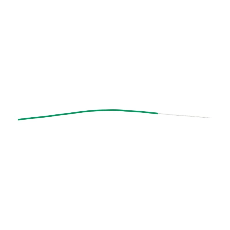 Alpha Wire PTFE Equipment Hookup Wire Green Jacket 28 AWG Silver Plated Copper 7x0.13mm Strands 30m 5852 GR005