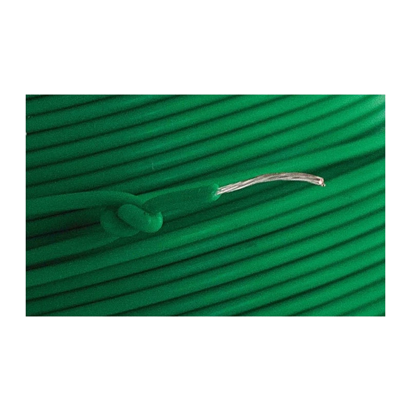 Alpha Wire PTFE Equipment Hookup Wire Green Jacket 28 AWG Silver Plated Copper 7x0.13mm Strands 30m 5852 GR005