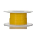 Alpha Wire Yellow PTFE Hookup Wire TEFLON Series 28 AWG, 7 x 0.13 mm Core Strands, 30 Meters, 600V, Flame 5852 YL005