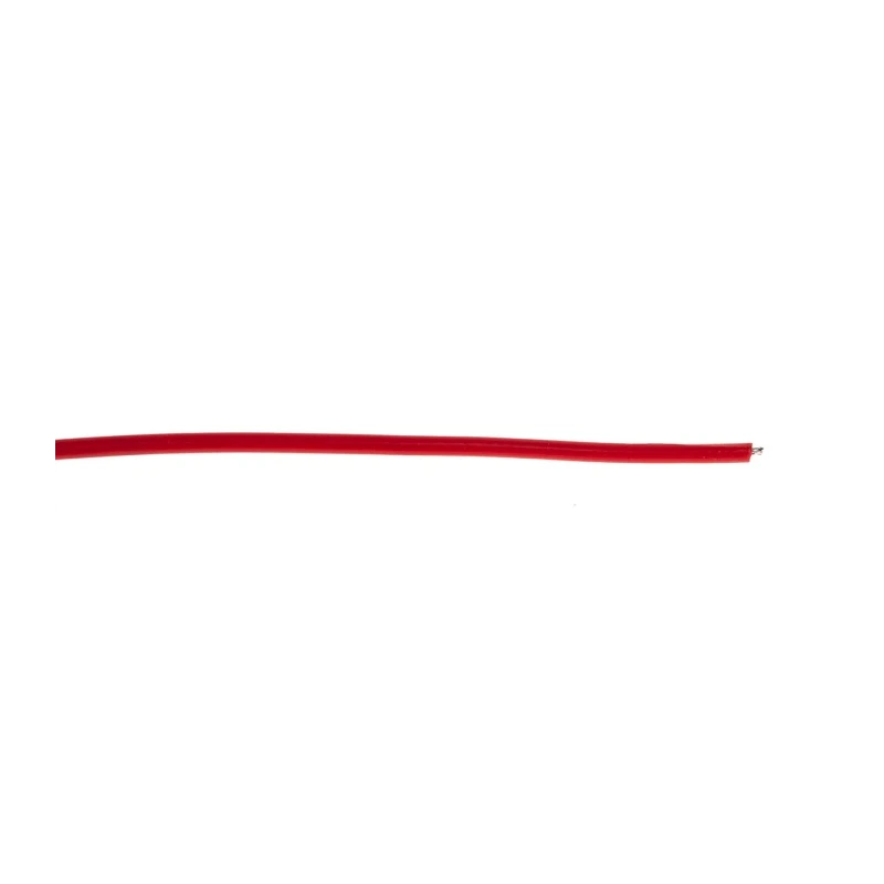 Alpha Wire Hook Up Wire TEFLON Series Red 28 AWG 7/0.13 mm Silver Plated Copper 600V 200°C 30m 5852 RD005