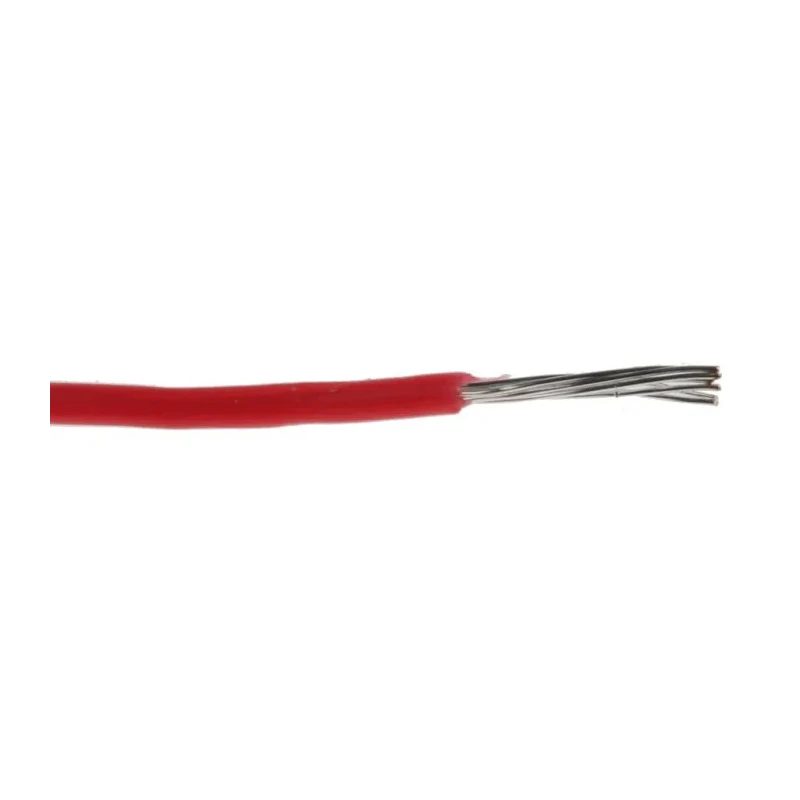 Alpha Wire Hookup Wire TEFLON Series Red 26 AWG 7/0.16 mm Core Strands 30 m 600V 200°C 5853 RD005