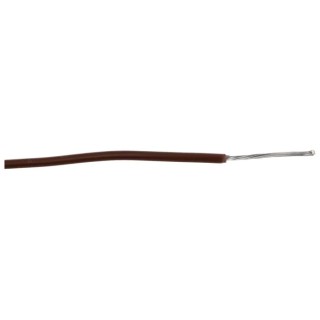 Alpha Wire Brown PTFE Equipment Wire 26 AWG 7x0.16 mm Core Strands 30 m 600V 200°C 5853 BR005