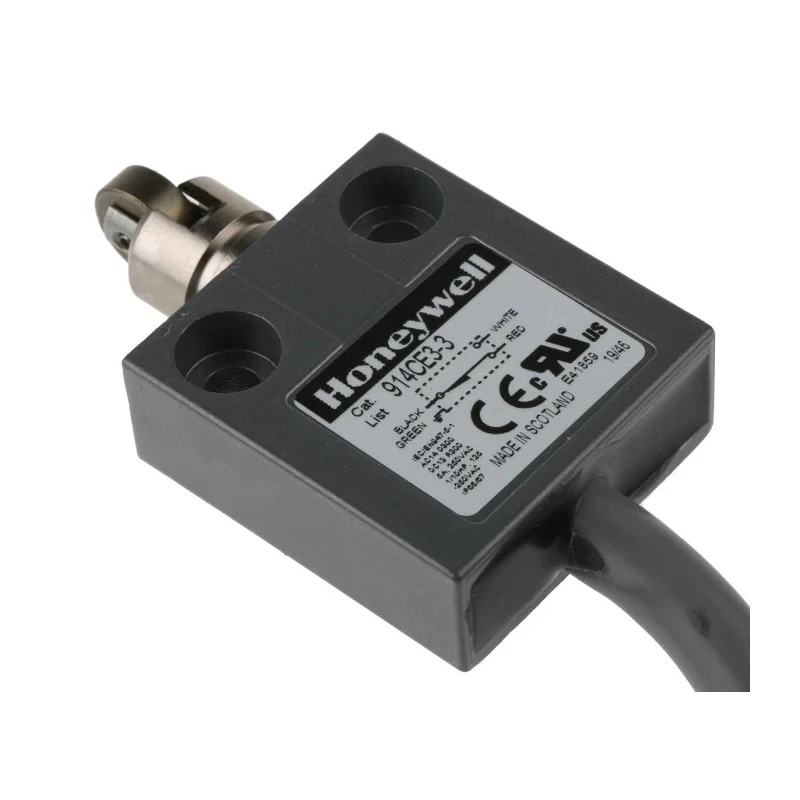 Honeywell Technologies 914CE Series Cross Roller Plunger Limit Switch SPDT IP66 IP67 IP68 Die Cast Zinc Housing 914CE3-3