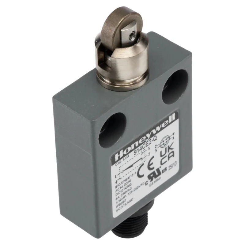 Honeywell Technologies Roller Plunger Limit Switch SPDT, Die Cast Zinc Housing, IP66/IP67/IP68, 250V AC, 12.2N 914CE2-Q