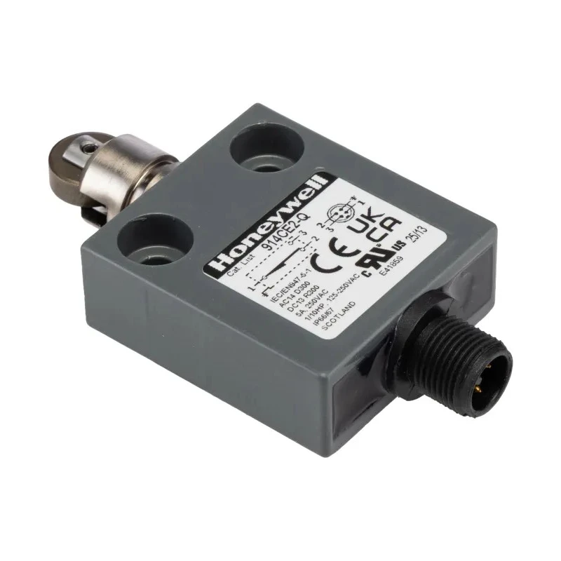 Honeywell Technologies Roller Plunger Limit Switch SPDT, Die Cast Zinc Housing, IP66/IP67/IP68, 250V AC, 12.2N 914CE2-Q