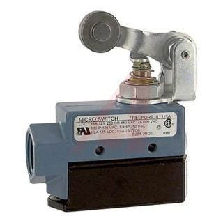 Honeywell Technologies Series Roller Lever Limit Switch, SPDT, IP40, Die Cast Zinc Housing, 600V AC, 15A Switching BZE6
