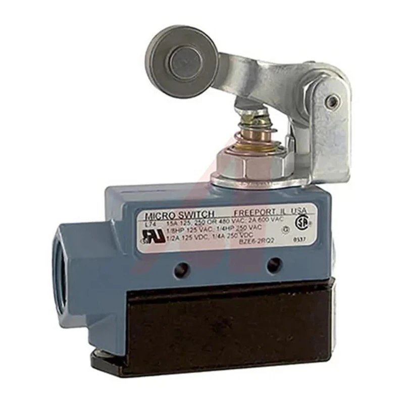 Honeywell Technologies Series Roller Lever Limit Switch, SPDT, IP40, Die Cast Zinc Housing, 600V AC, 15A Switching BZE6