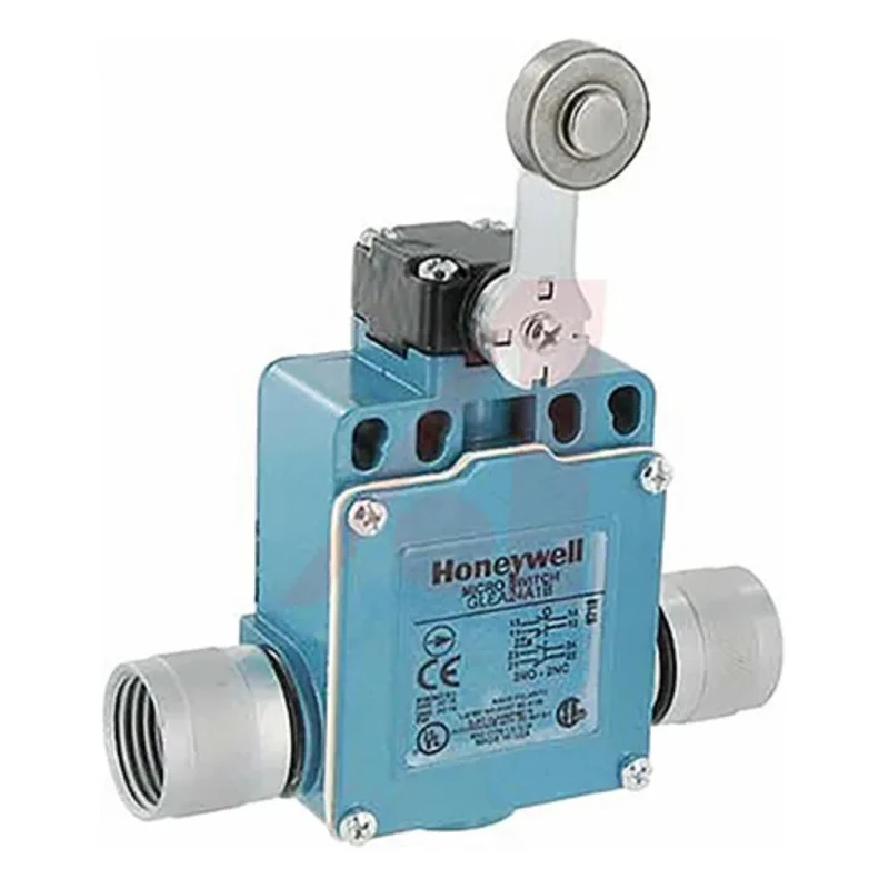 Honeywell Technologies GLE Series Roller Lever Limit Switch, DPDT, IP66, Die Cast Zinc Housing, 300V AC, 10A GLEA24A1B