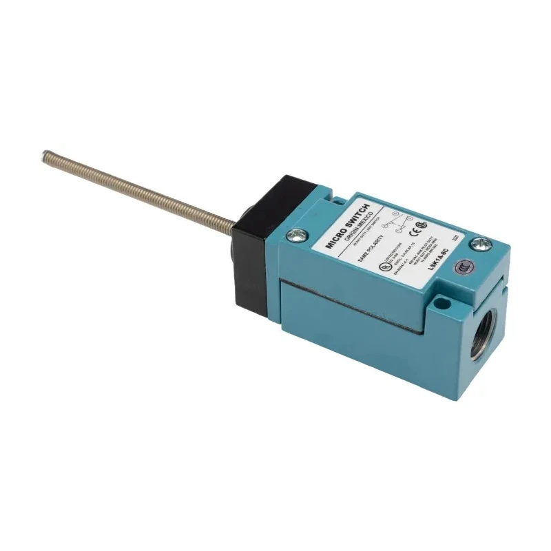 Honeywell Technologies HDLS Series Coil Spring Limit Switch, SPDT Contact, 8A, 600V AC, 250V DC, IP67, IP66, IP65 LSK1A-8C