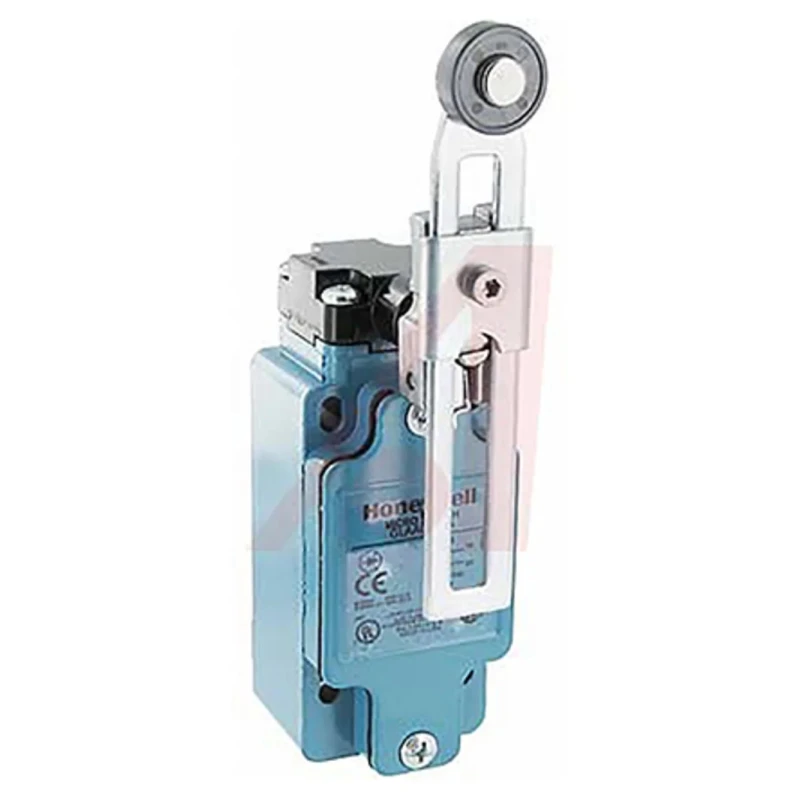Honeywell Technologies GLA Series Adjustable Roller Lever Limit Switch, 1 NO/1 NC, IP67, Die Cast Zinc Epoxy Coated 