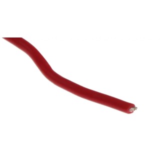 Alpha Wire Hookup Wire TEFLON Series Red, 24 AWG, 7/0.20 mm Core Strands, 30 m Length, 600V, 200°C Maximum 5854/7 RD005