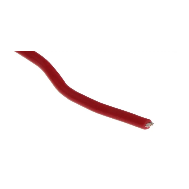 Alpha Wire Hookup Wire TEFLON Series Red, 24 AWG, 7/0.20 mm Core Strands, 30 m Length, 600V, 200°C Maximum 5854/7 RD005