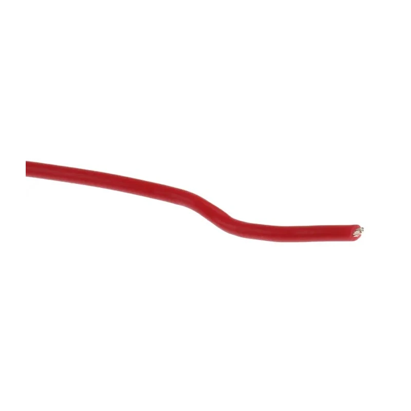 Alpha Wire Hookup Wire TEFLON Series Red, 24 AWG, 7/0.20 mm Core Strands, 30 m Length, 600V, 200°C Maximum 5854/7 RD005