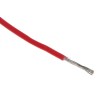 Alpha Wire Hook Up Wire TEFLON Series Red, 22 AWG, 7/0.25 mm Core Strands, 30 m Length, Silver Plated Copper 5855/7 RD005