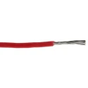 Alpha Wire Hook Up Wire TEFLON Series Red, 22 AWG, 7/0.25 mm Core Strands, 30 m Length, Silver Plated Copper 5855/7 RD005