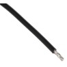 Alpha Wire Hook Up Wire TEFLON Series Black 22 AWG, 7x0.25 mm Strands, 30 m, 600 V, TFE Insulation 5855/7 BK005
