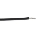Alpha Wire Hook Up Wire TEFLON Series Black 22 AWG, 7x0.25 mm Strands, 30 m, 600 V, TFE Insulation 5855/7 BK005