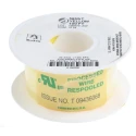 Alpha Wire Hookup Wire TEFLON Series Yellow Hook Up Wire 22 AWG, 7/0.25 mm Core Strands, 30 m Length, 600V 5855/7 YL005