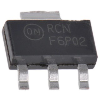 onsemi P-Channel Power MOSFET 20 V 8.4 A SOT-223 Surface Mount 4-Pin Enhancement Mode NTF6P02