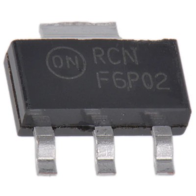 onsemi P-Channel Power MOSFET 20 V 8.4 A SOT-223 Surface Mount 4-Pin Enhancement Mode NTF6P02