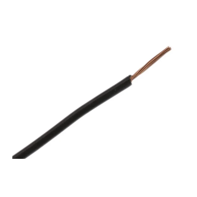 Alpha Wire Hook Up Wire TEFLON Series Black 20 AWG Silver Plated Copper 600V 200°C 30m 5856 BK005