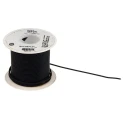 Alpha Wire Hook Up Wire TEFLON Series Black 20 AWG Silver Plated Copper 600V 200°C 30m 5856 BK005