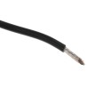 Alpha Wire Hook Up Wire TEFLON Series Black 18 AWG 19/0.25 mm Core Strands 30 m 600V 200°C 5857 BK005