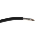 Alpha Wire Hook Up Wire TEFLON Series Black 18 AWG 19/0.25 mm Core Strands 30 m 600V 200°C 5857 BK005