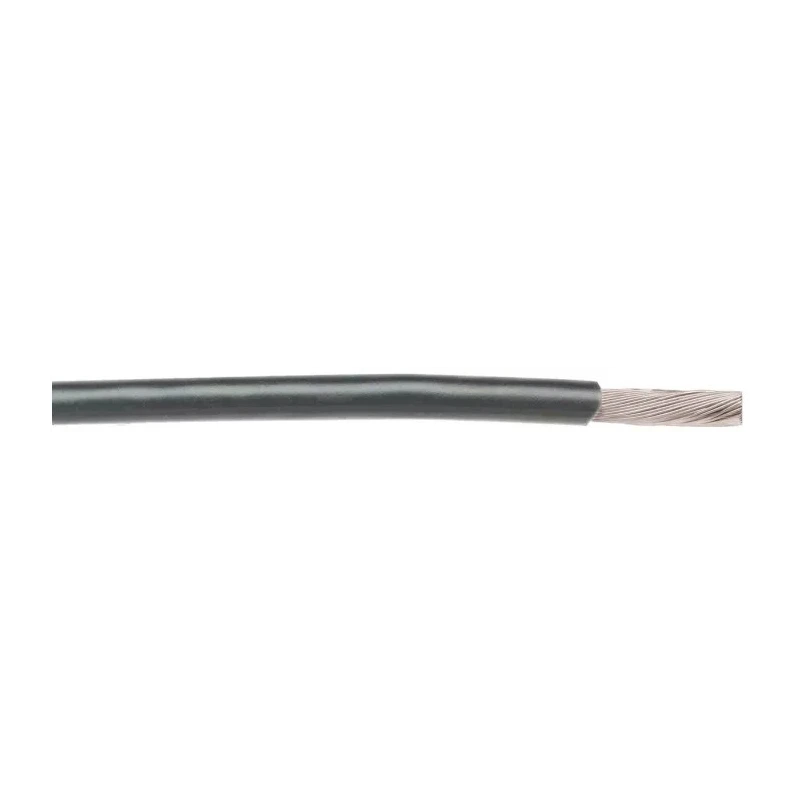 Alpha Wire PTFE Equipment Hookup Wire Grey 18 AWG, 19 x 0.25 mm Core Strands, 30 m Length, 600V, 200°C 5857 SL005