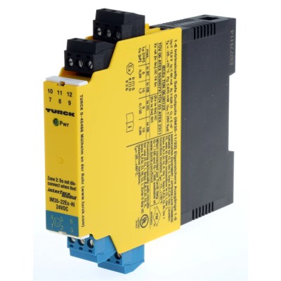 Turck 2 Channel Galvanic Barrier Analogue Signal Isolator IECEx/ATEX 24V DC IM35-22EX-HI/24VDC