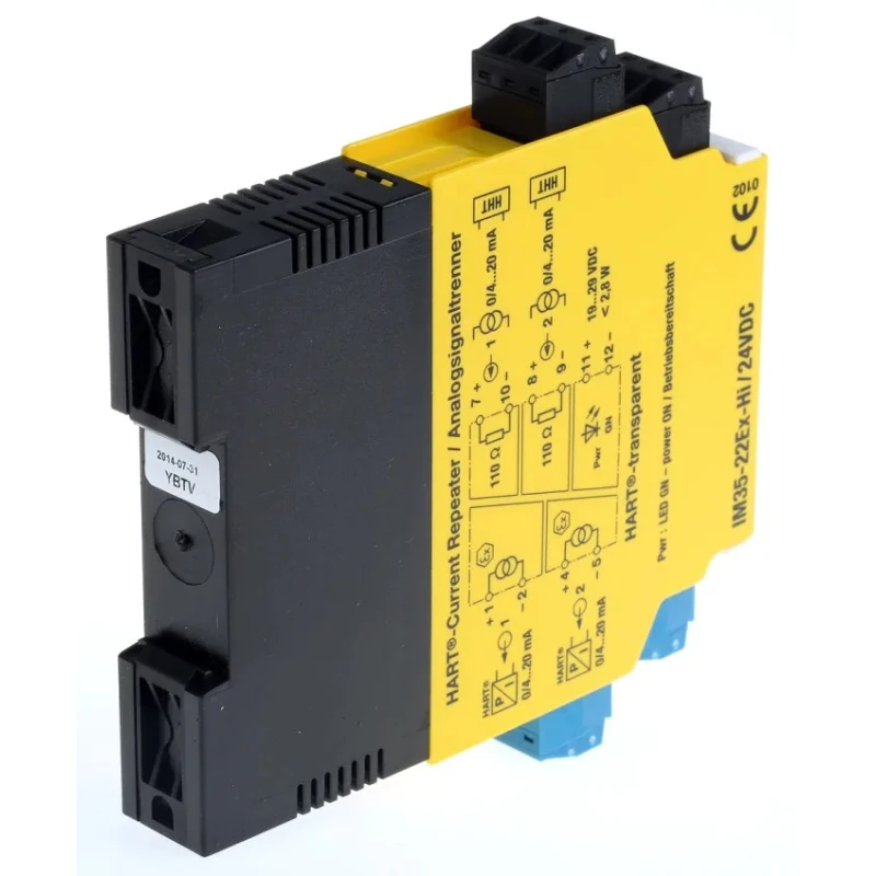 Turck 2 Channel Galvanic Barrier Analogue Signal Isolator IECEx/ATEX 24V DC IM35-22EX-HI/24VDC