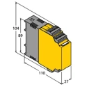 Turck Galvanic Barrier, IECEx, ATEX Certified, 1 Channel, DIN Rail Mount IM34-14EX-CDRI