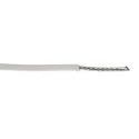 Alpha Wire Hook Up Wire TEFLON Series White, 16 AWG, 19/0.29 mm Core Strands, 2.03 mm Diameter, 30 m Length 5858 WH005