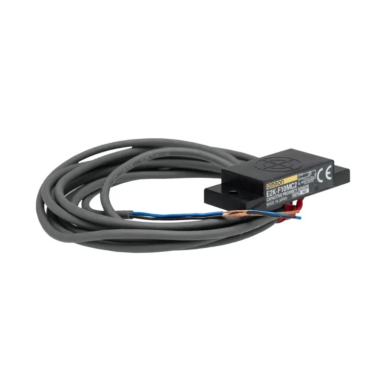 Omron Flat Inductive Proximity Sensor 24V DC Power, 10 mm Detection Range, NPN Output E2K-F10MC2
