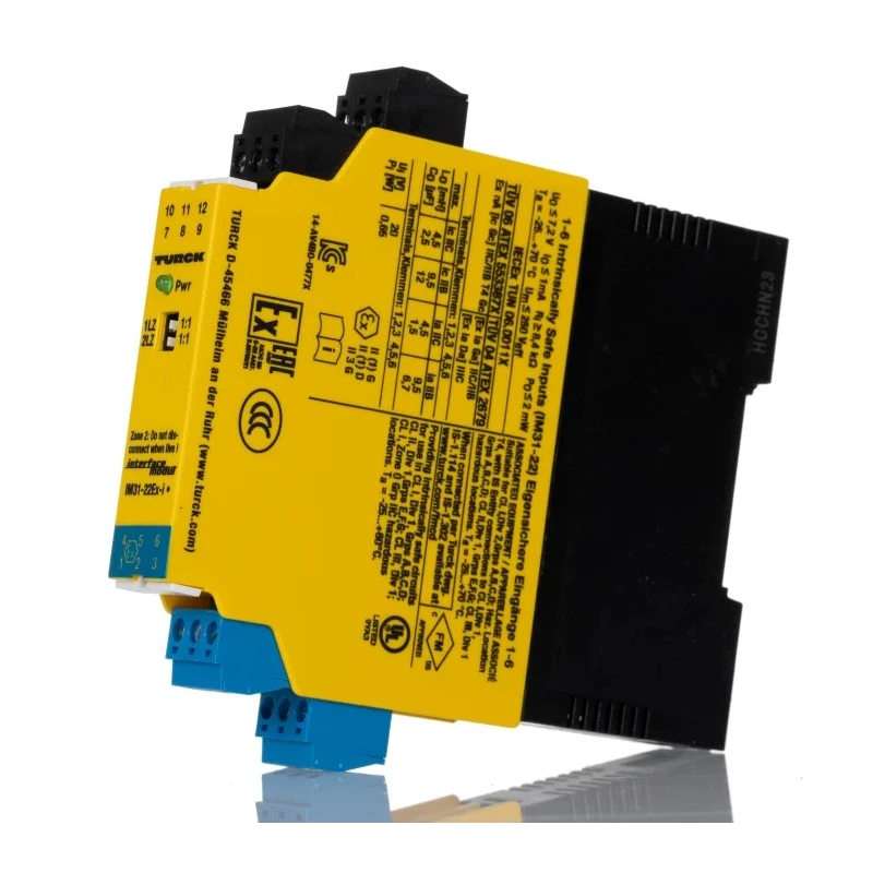Turck 2 Channel Galvanic Barrier IECEx/ATEX 20-250 V AC Supply Voltage IM31-22EX-I