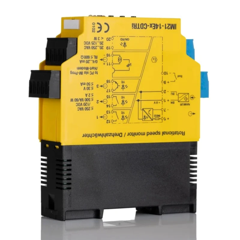 Turck Galvanic Barrier IECEx/ATEX with 1 Channel, DIN Rail Mount, 125 V DC/20 V DC Supply Voltage IM21-14EX-CDTRI