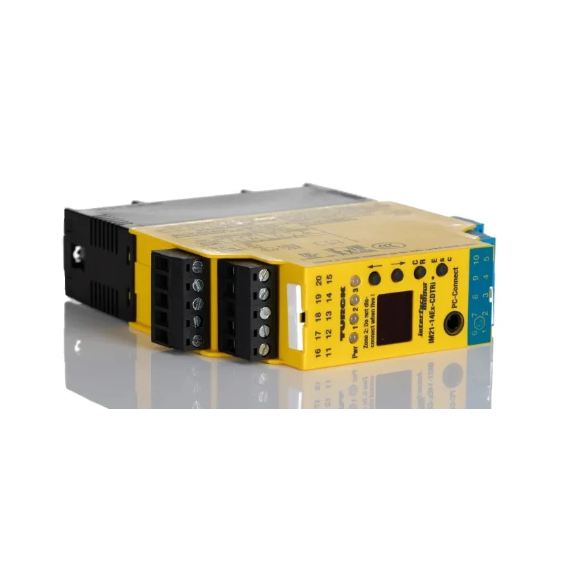Turck Galvanic Barrier IECEx/ATEX with 1 Channel, DIN Rail Mount, 125 V DC/20 V DC Supply Voltage IM21-14EX-CDTRI